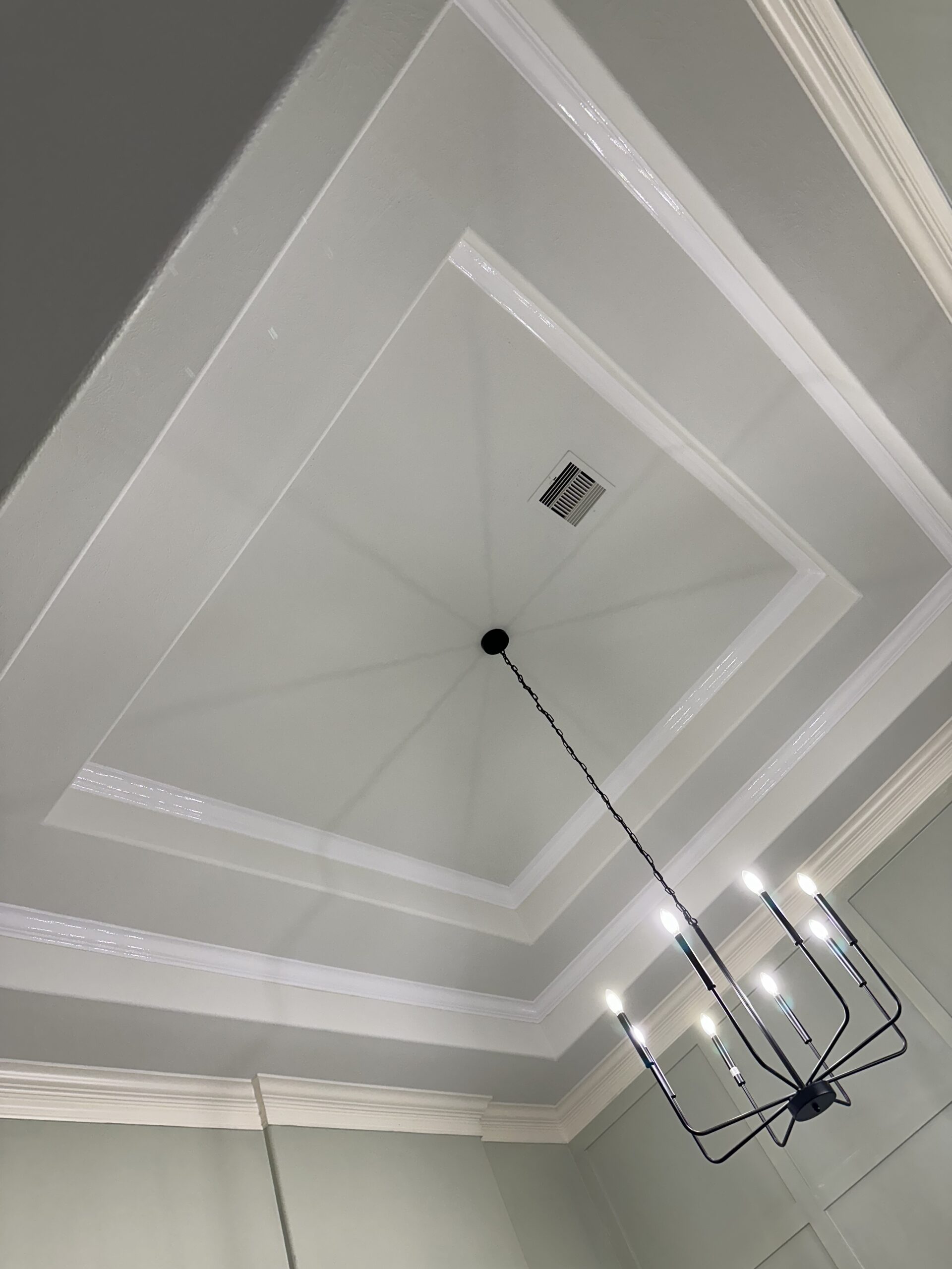 painted ceiling