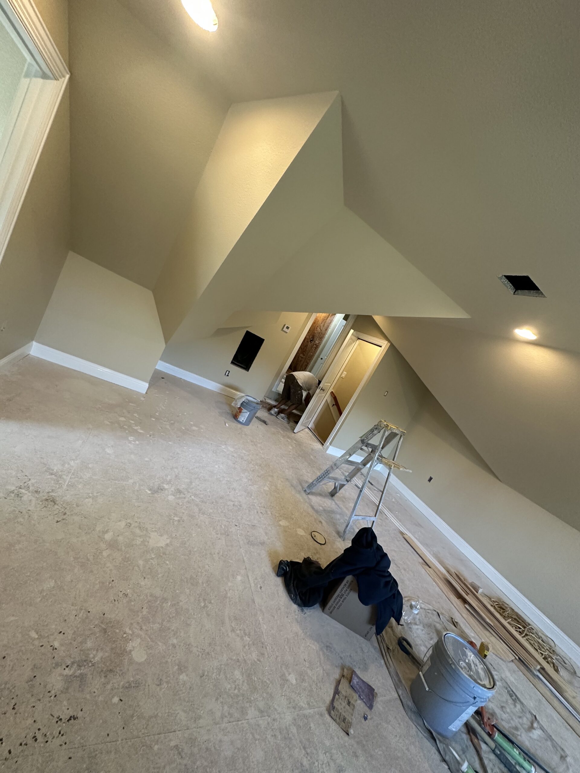 Painted Game room